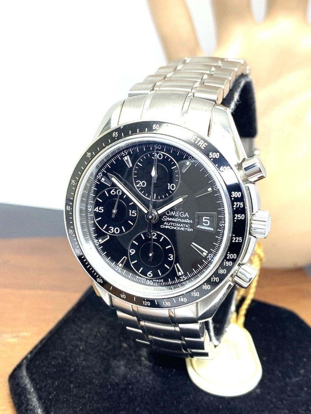 Omega Speedmaster 3210.50 Mens Watch Swiss Automatic Chronograph Black Dial 40mm